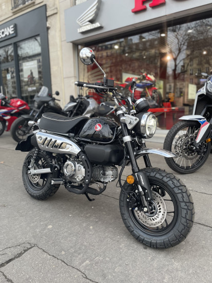 Honda Z125 MONKEY - 3 990€ - 499KM - MEC 02/2026- ARGENT/NOIR - PARIS