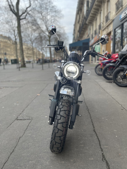 Honda Z125 MONKEY - 3 990€ - 499KM - MEC 02/2026- ARGENT/NOIR - PARIS