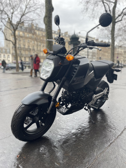 HONDA MSX 125 GROM - 3690€ - 499KM - 01/2026 - NOIR - REF302604 - PARIS