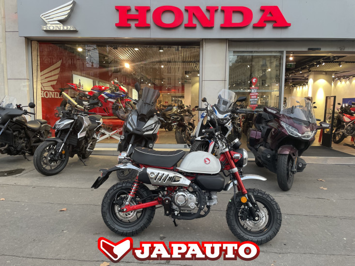 Honda Z125 MONKEY - 3 990€ - 499KM - MEC 02/2026- ARGENT/NOIR - PARIS