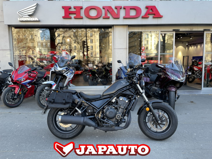 HONDA CMX 500 REBEL - 4990€ - 499KM - NOIR MAT - A2 - MEC 2021- REF FX443XQ - PARIS