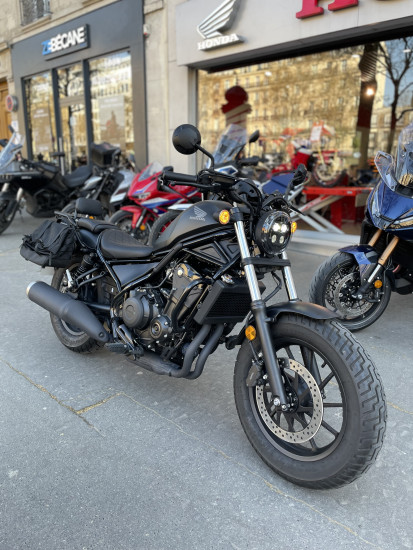 HONDA CMX 500 REBEL - 4990€ - 499KM - NOIR MAT - A2 - MEC 2021- REF FX443XQ - PARIS
