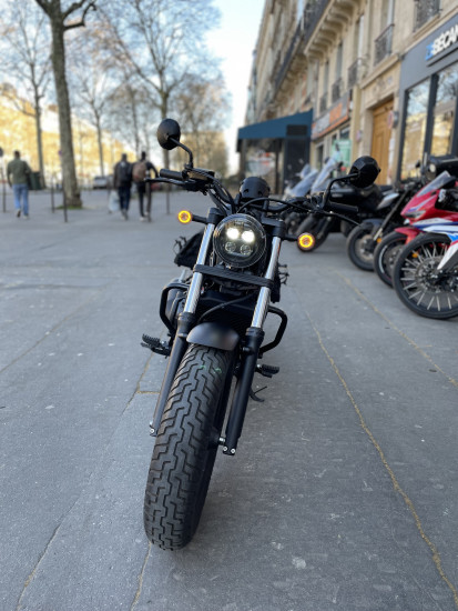 HONDA CMX 500 REBEL - 4990€ - 499KM - NOIR MAT - A2 - MEC 2021- REF FX443XQ - PARIS