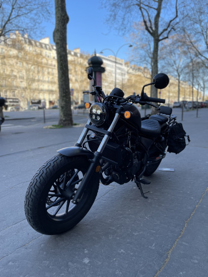 HONDA CMX 500 REBEL - 4990€ - 499KM - NOIR MAT - A2 - MEC 2021- REF FX443XQ - PARIS